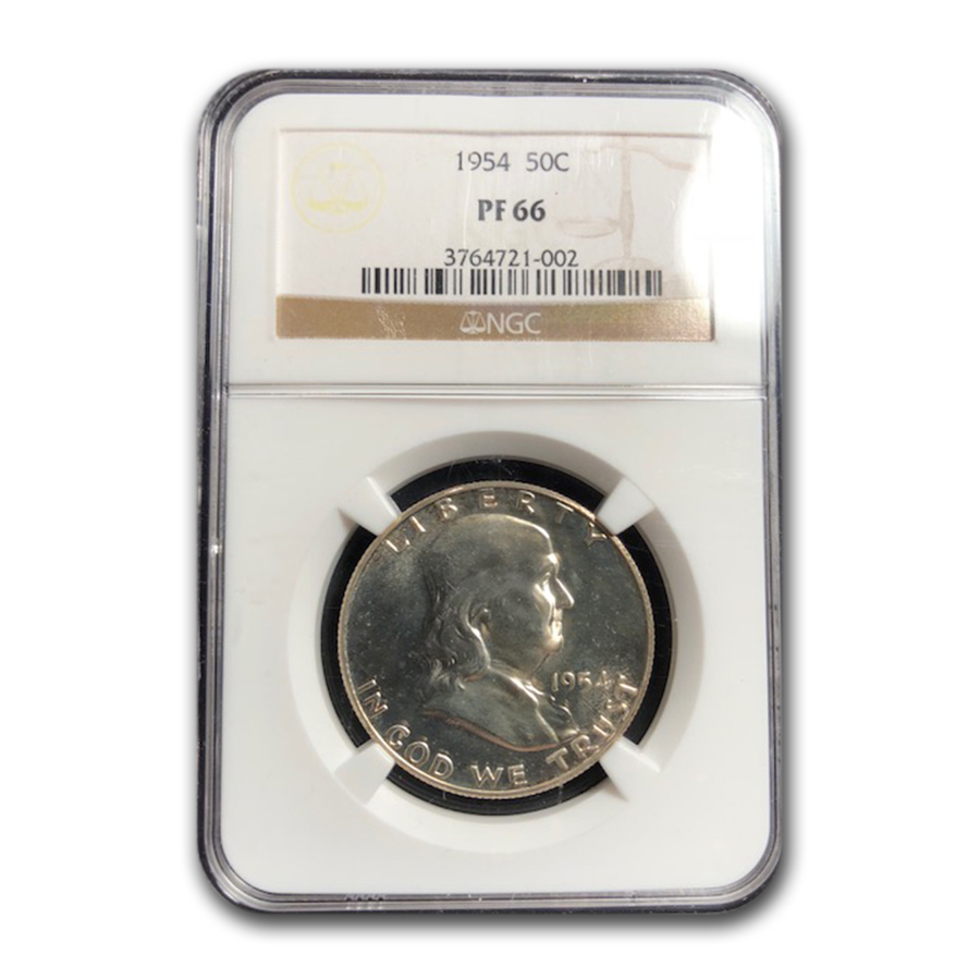 Buy 1954 Franklin Half Dollar PF-66 NGC