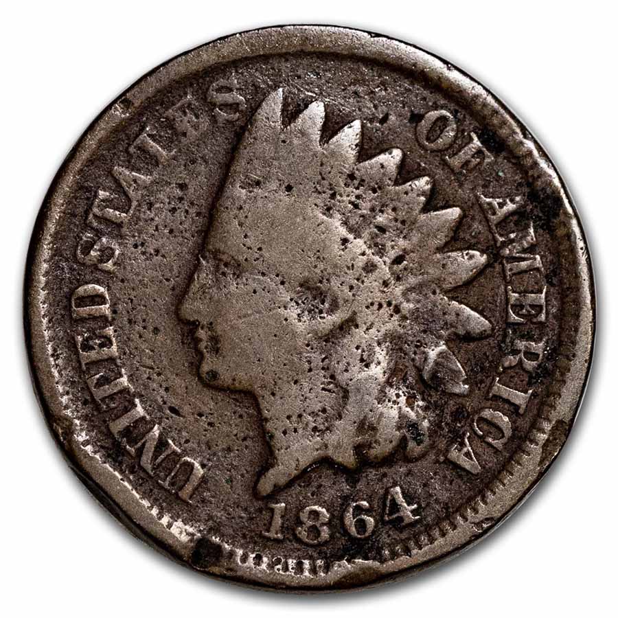 Buy 1864 Indian Head Cent Bronze Cull