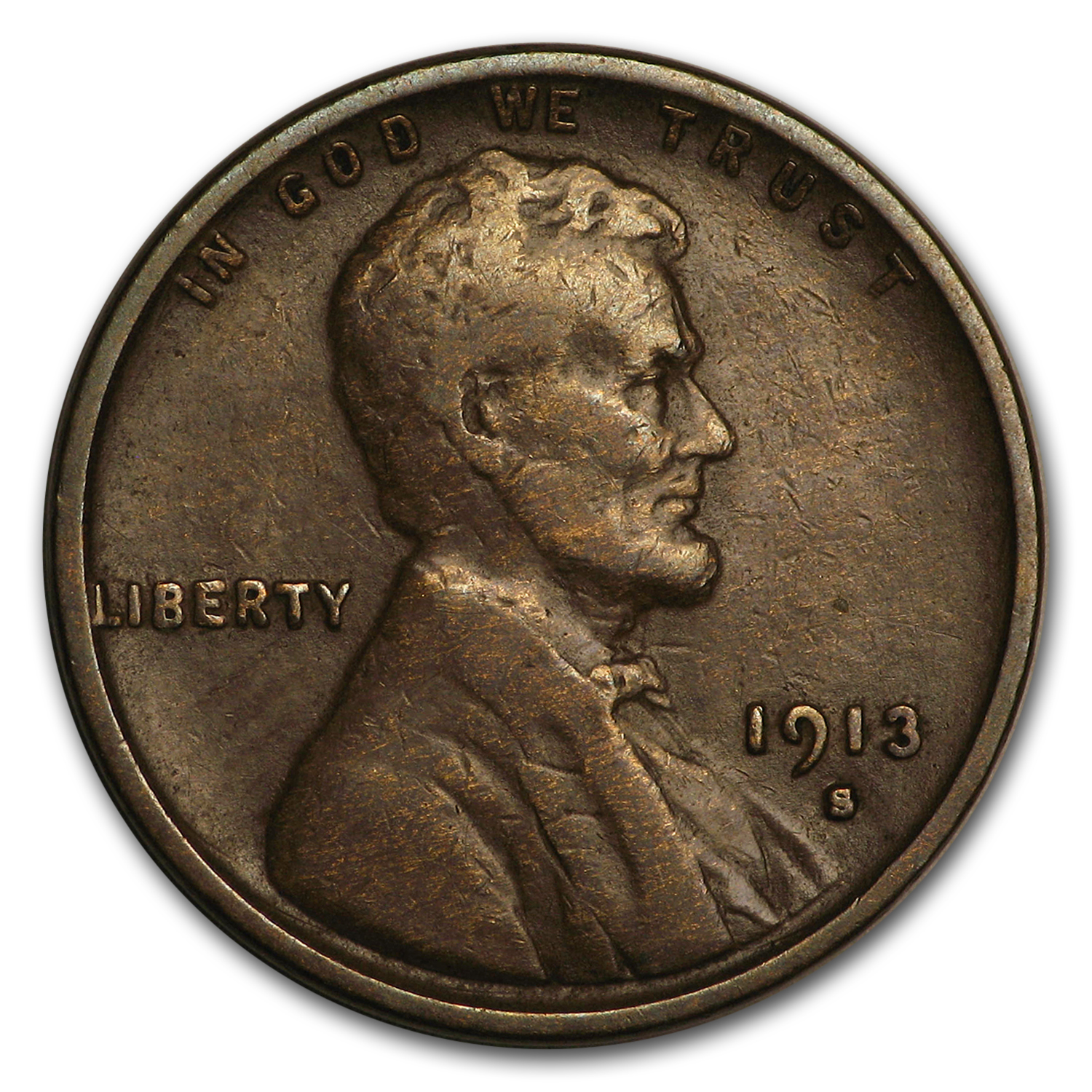 Buy 1913-S Lincoln Cent Fine
