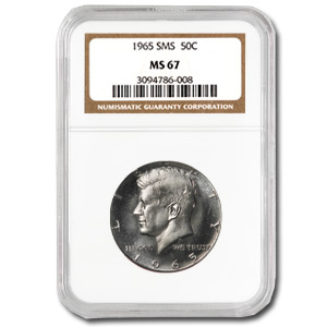 Buy 1965 Kennedy Half Dollar MS-67 NGC (SMS)