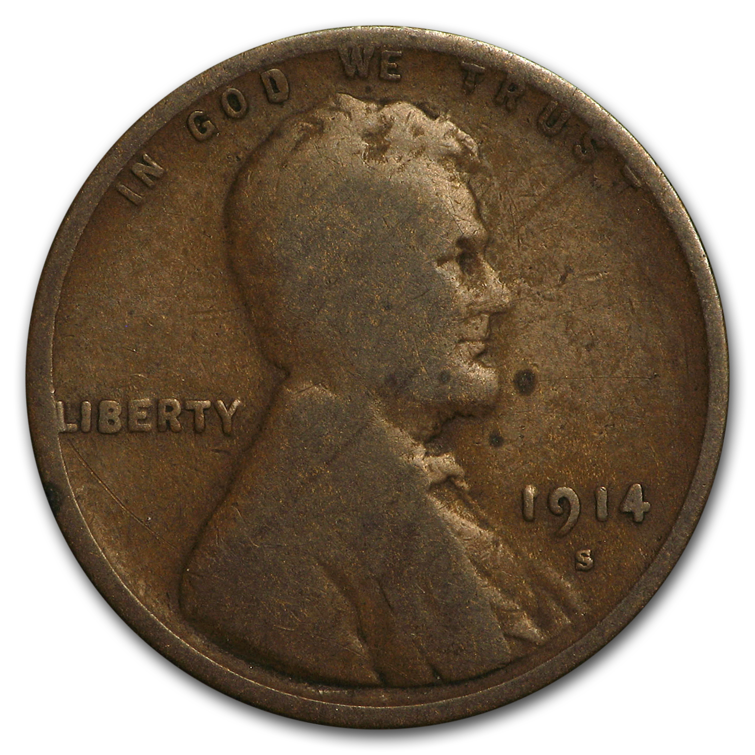 Buy 1914-S Lincoln Cent Good