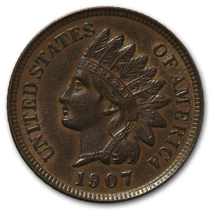 Buy 1907 Indian Head Cent AU