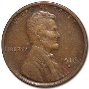 Buy 1916-D Lincoln Cent XF