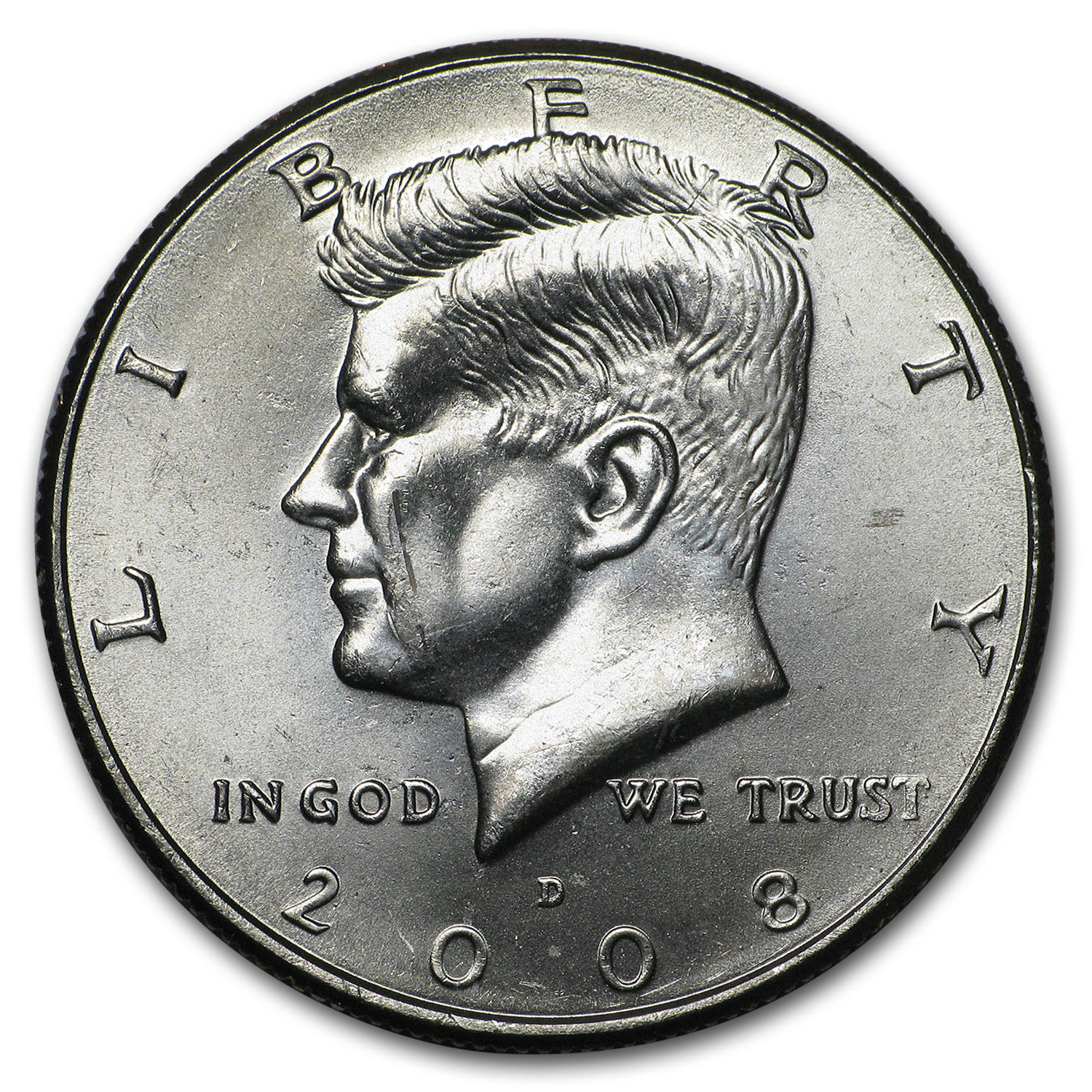 Buy 2008-D Kennedy Half Dollar BU - Click Image to Close