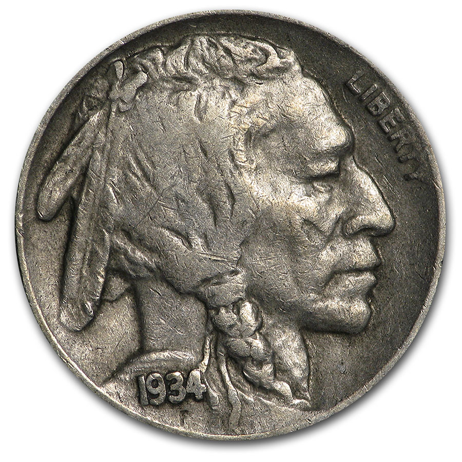 Buy 1934-D Buffalo Nickel XF