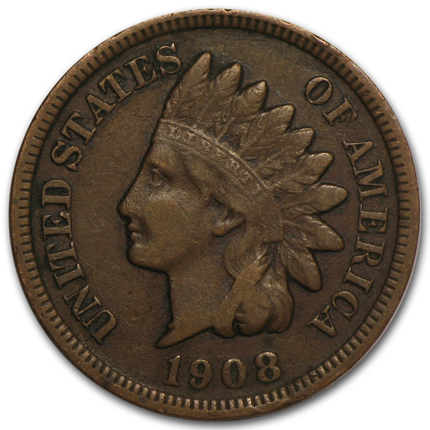Buy 1908-S Indian Head Cent VF