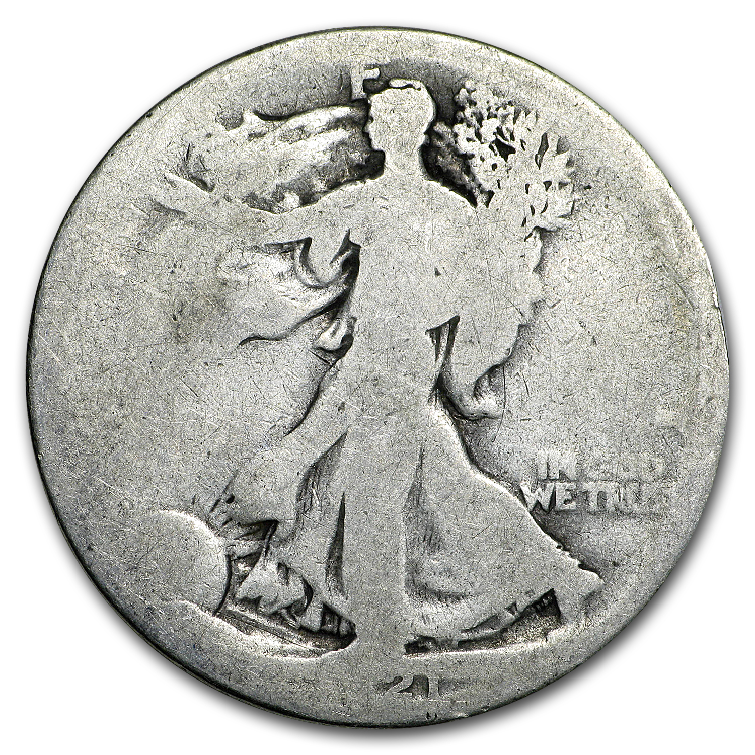 Buy 1921 Walking Liberty Half Dollar Fair