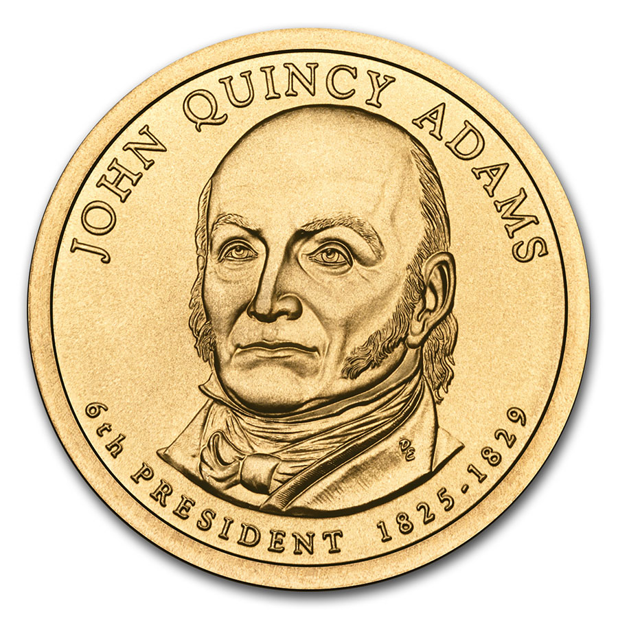 Buy 2008-D John Quincy Adams Presidential Dollar BU
