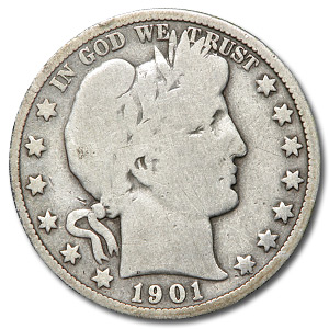 Buy 1901-O Barber Half Dollar VG