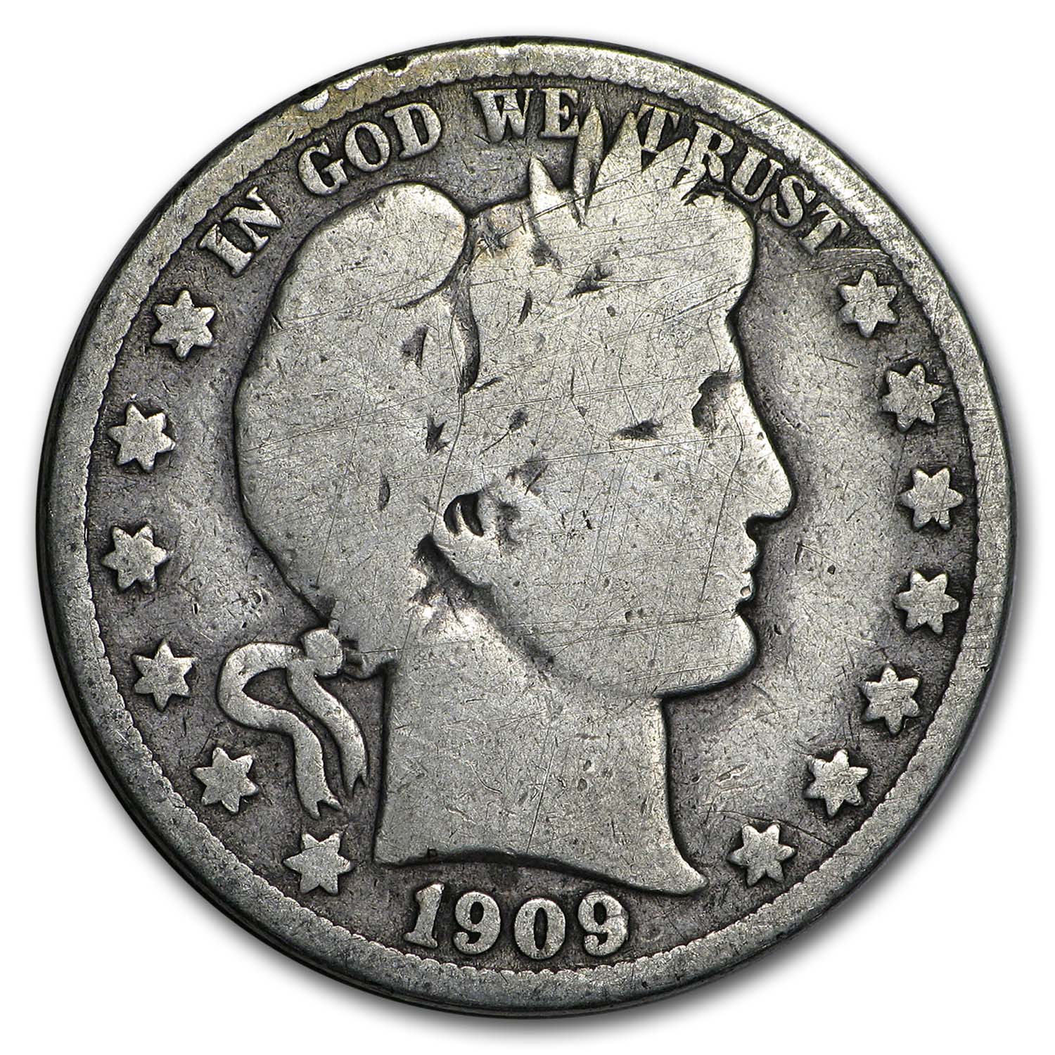 Buy 1909-O Barber Half Dollar VG