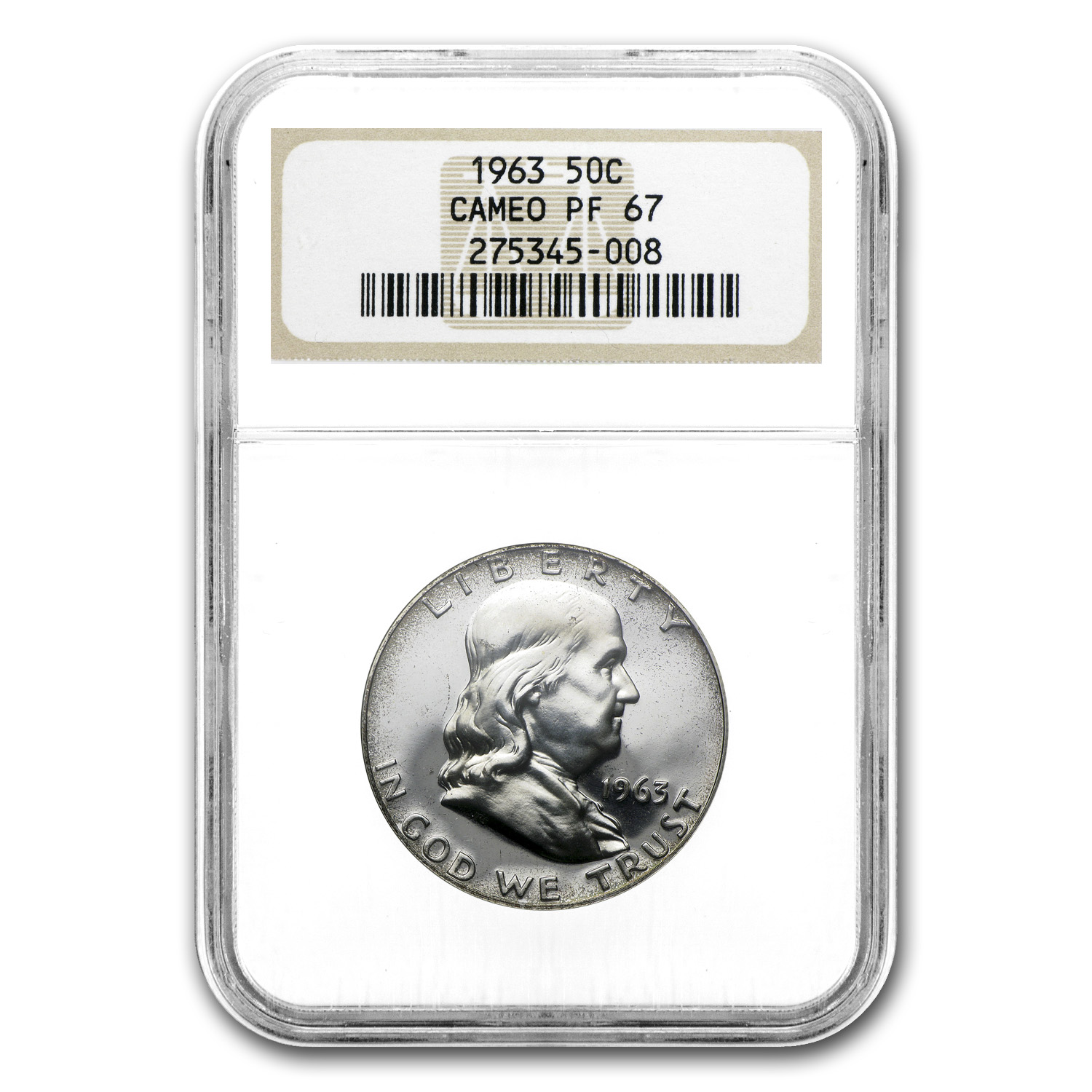 Buy 1963 Franklin Half Dollar PF-67 Cameo NGC