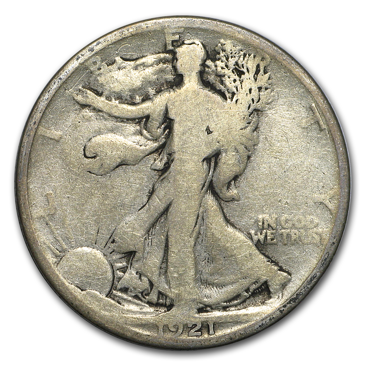 Buy 1921 Walking Liberty Half Dollar AG