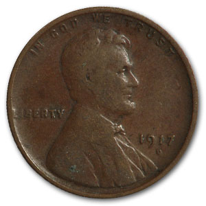 Buy 1917-D Lincoln Cent Fine