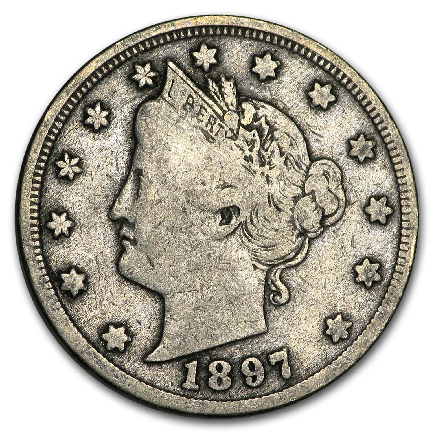 Buy 1897 Liberty Head V Nickel Fine