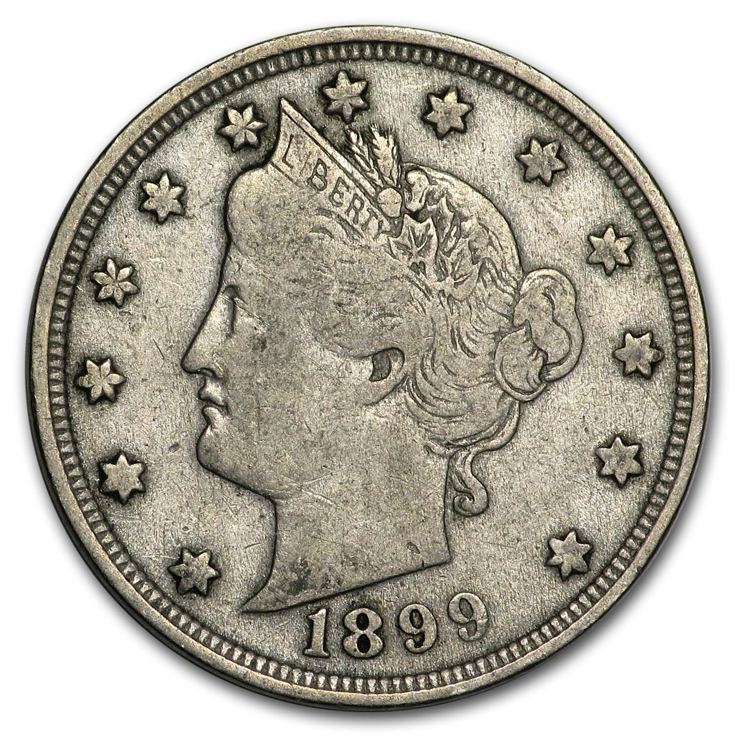 Buy 1899 Liberty Head V Nickel VF