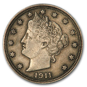 Buy 1911 Liberty Head V Nickel XF