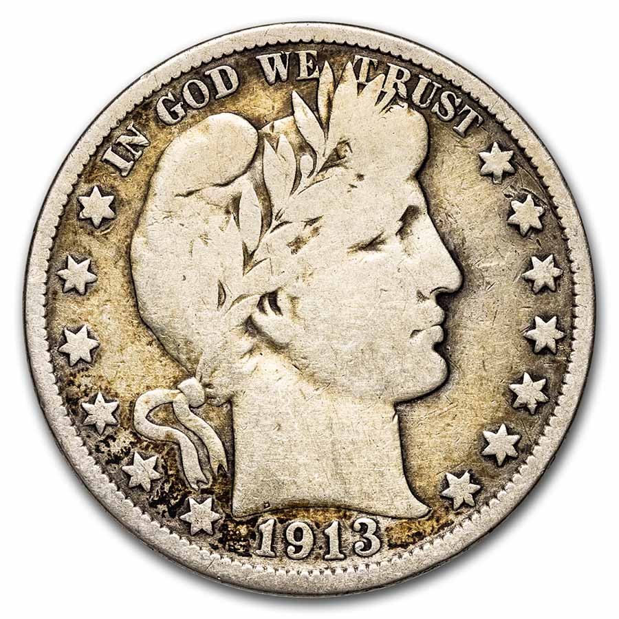 Buy 1913 Barber Half Dollar VG