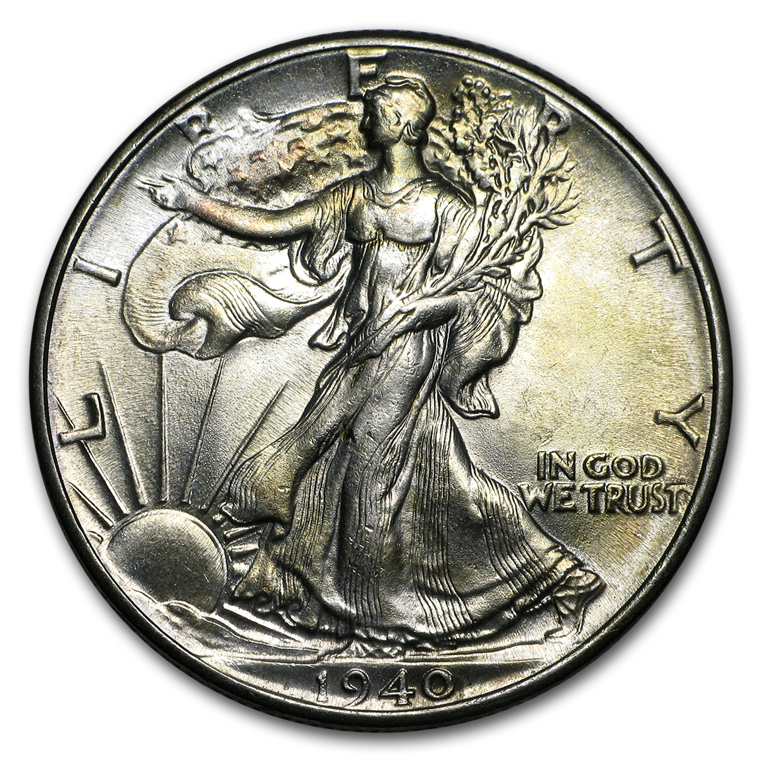 Buy 1940 Walking Liberty Half Dollar BU - Click Image to Close