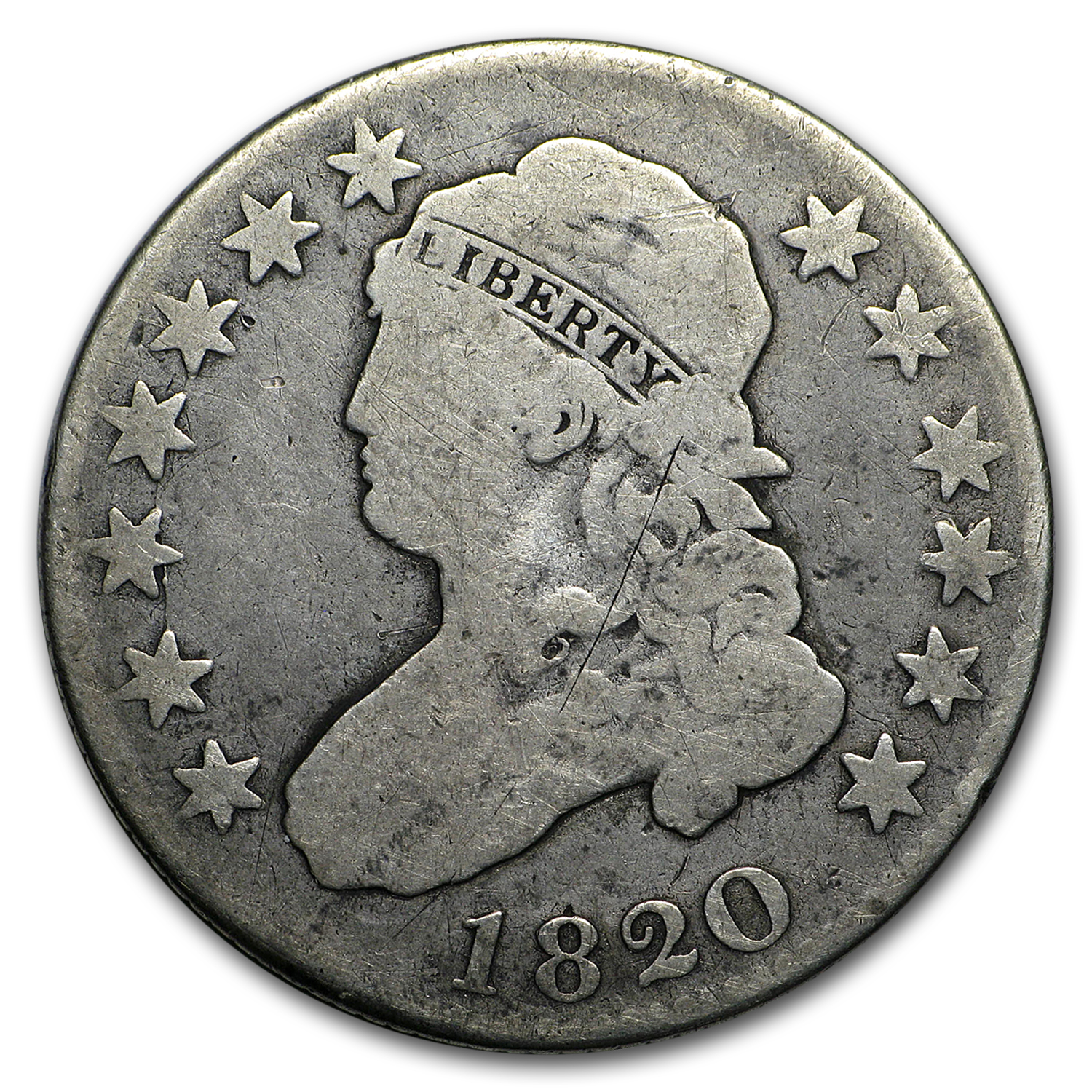 Buy 1820 Capped Bust Quarter VG (Large O)