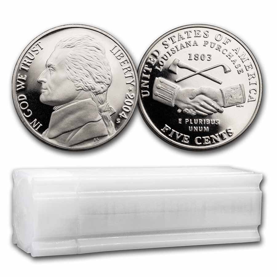 Buy 2004-S Peace Medal Nickel 40-Coin Roll (Proofs)