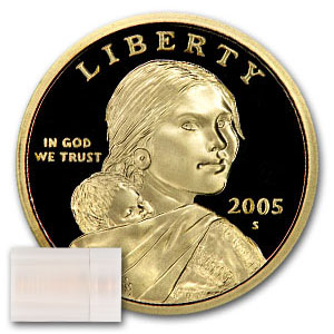Buy 2006-S Sacagawea Dollar 20-Coin Roll Proof