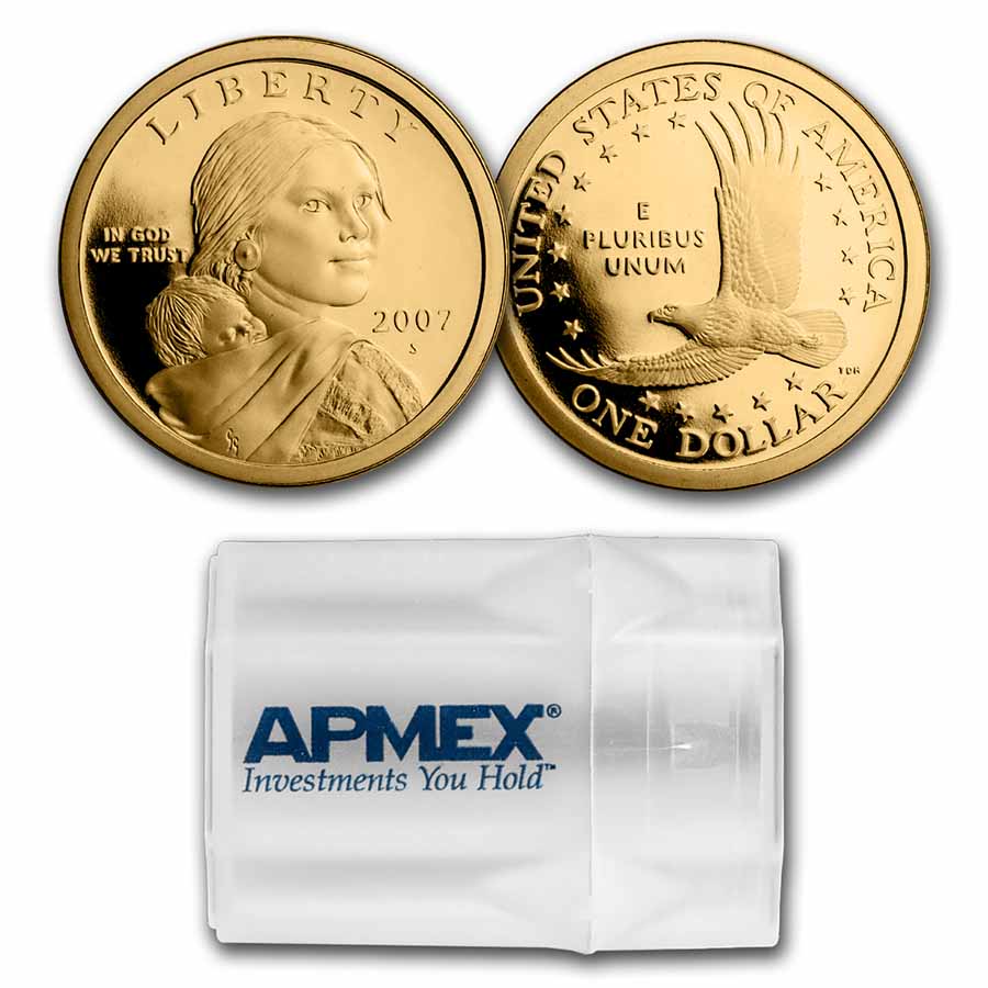 Buy 2007-S Sacagawea Dollar 20-Coin Roll Proof