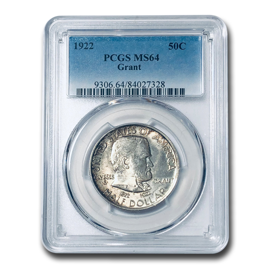 Buy 1922 Grant Half Dollar MS-64 PCGS