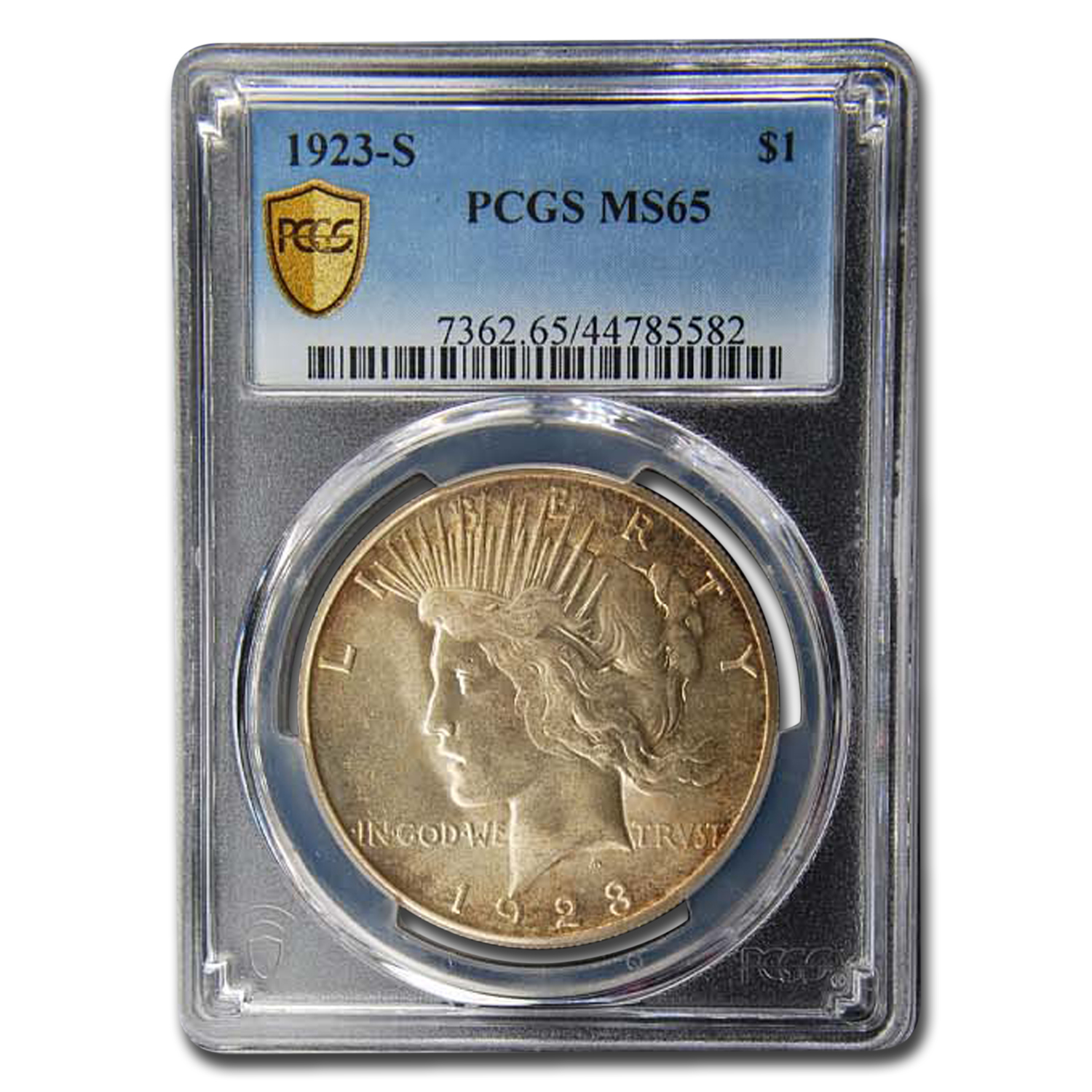 Buy 1923-S Peace Dollar MS-65 PCGS