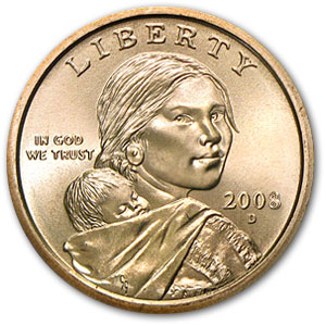 Buy 2008-D Sacagawea Dollar BU