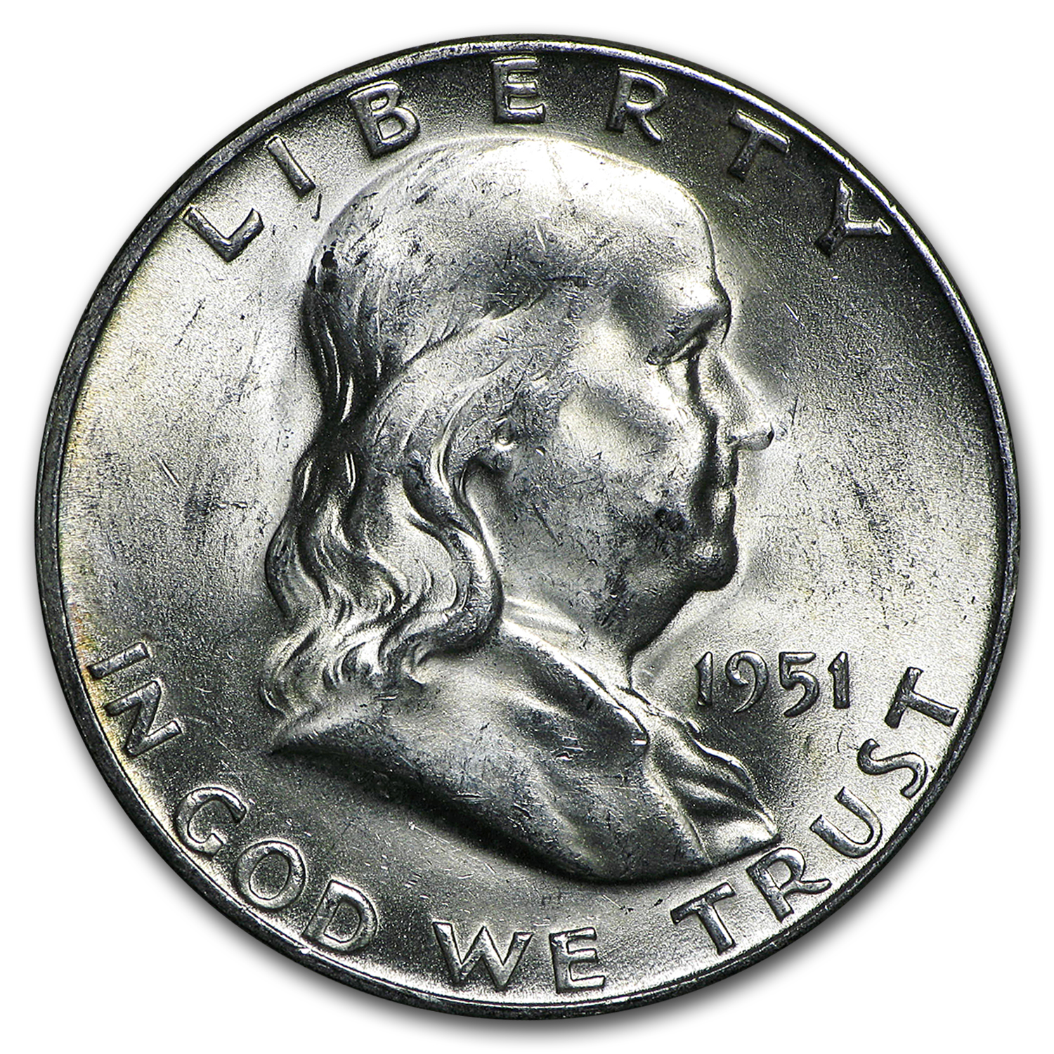 Buy 1951-S Franklin Half Dollar BU