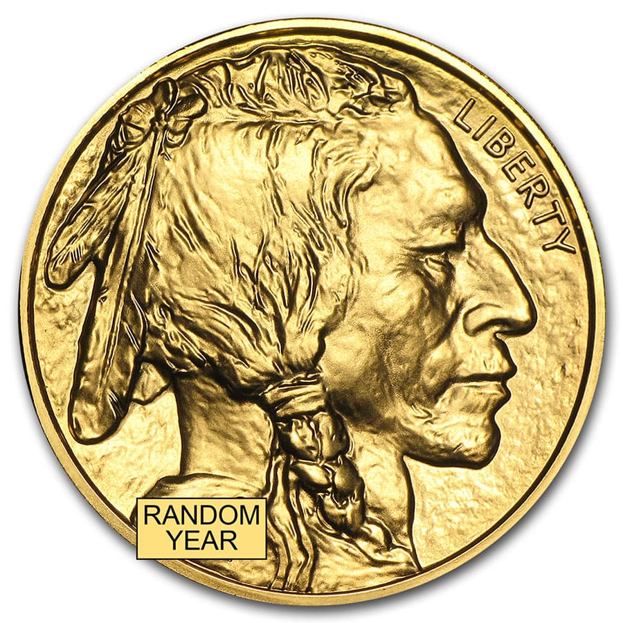 Buy 1 oz Gold Buffalo BU (Random Year)