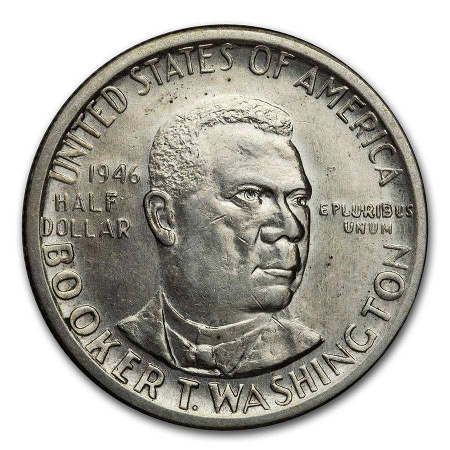 Buy 1946-S Booker T. Washington Half AU