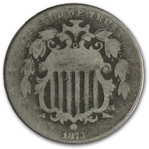 Buy 1873 Shield Nickel Good