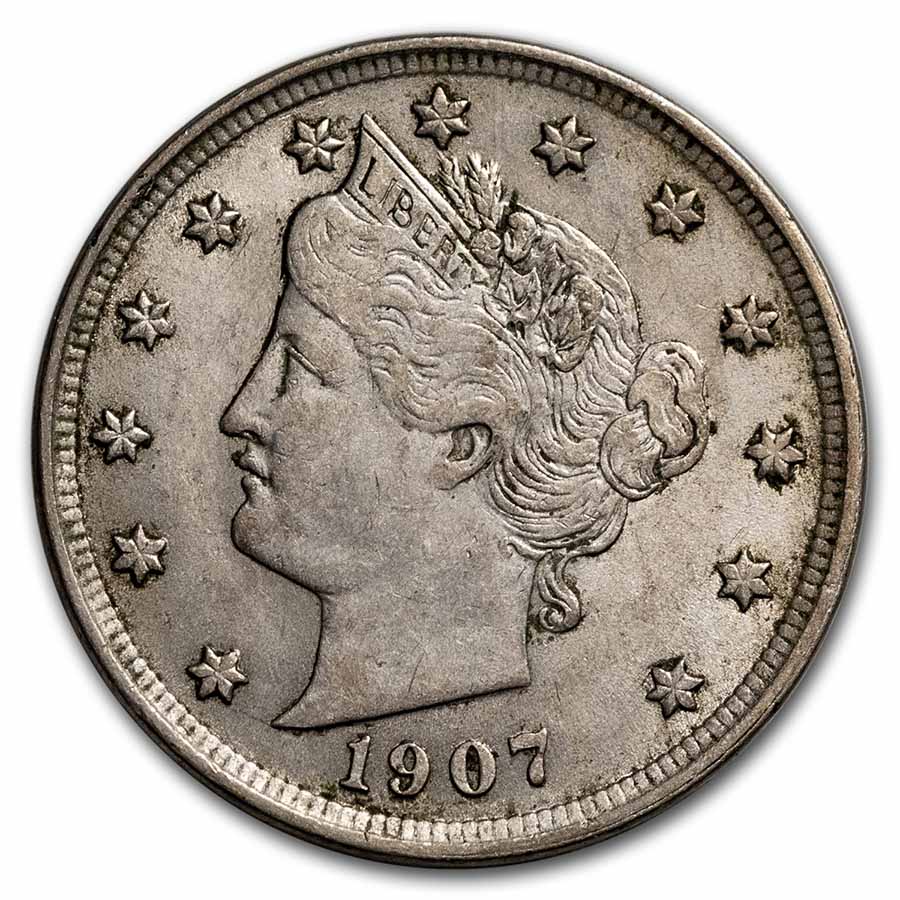 Buy 1907 Liberty Head V Nickel XF