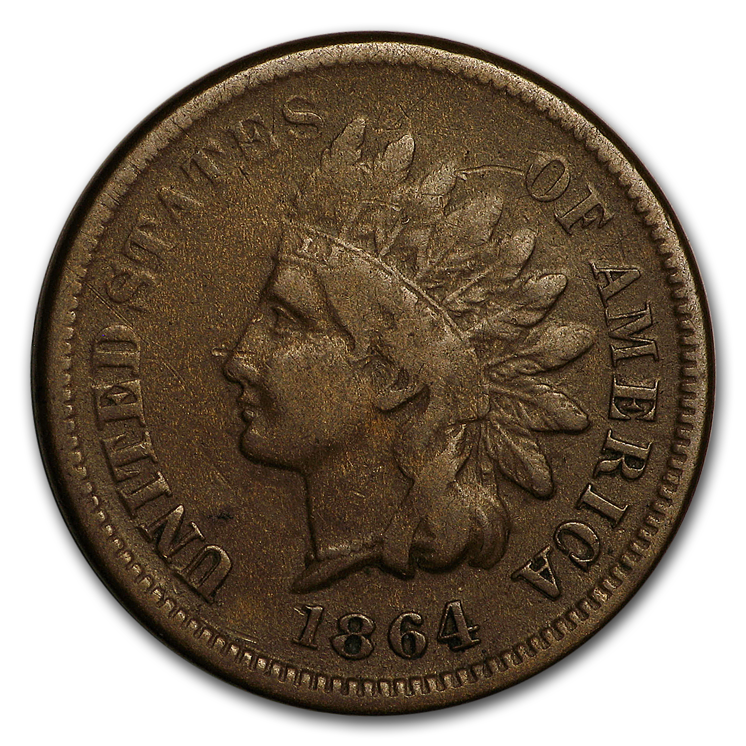 Buy 1864 Indian Head Cent Fine (L on Ribbon)