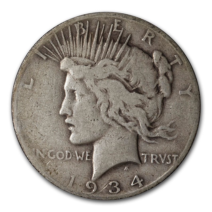 Buy 1934-S Peace Dollar Good