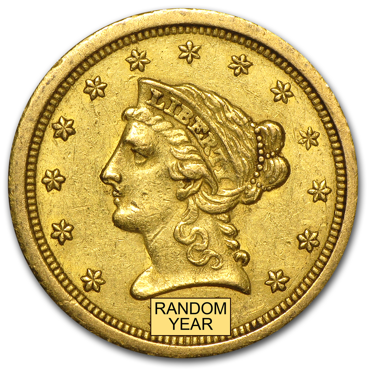 Buy $2.50 Liberty Gold Quarter Eagle XF (Random Year) - Click Image to Close