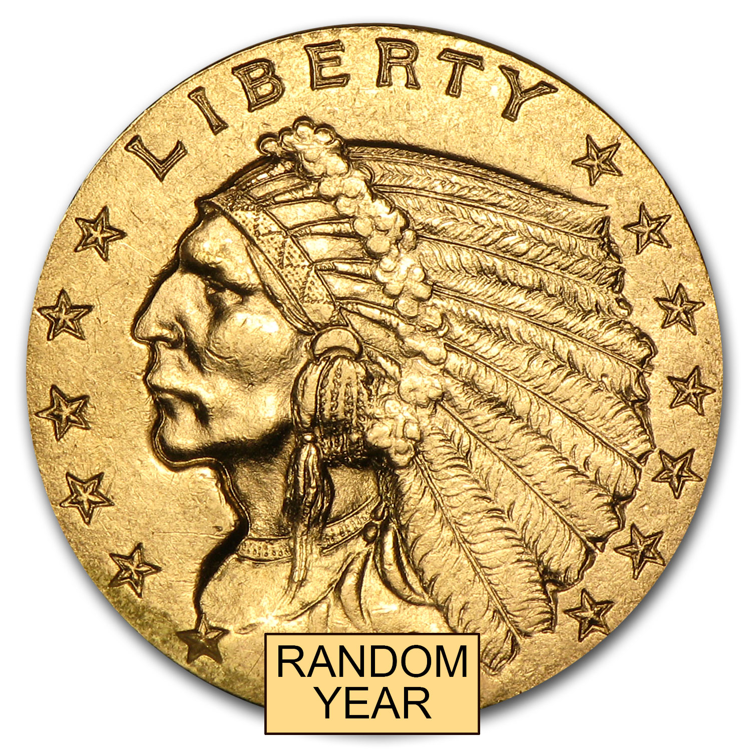 Buy $2.50 Indian Gold Quarter Eagle XF (Random Year)