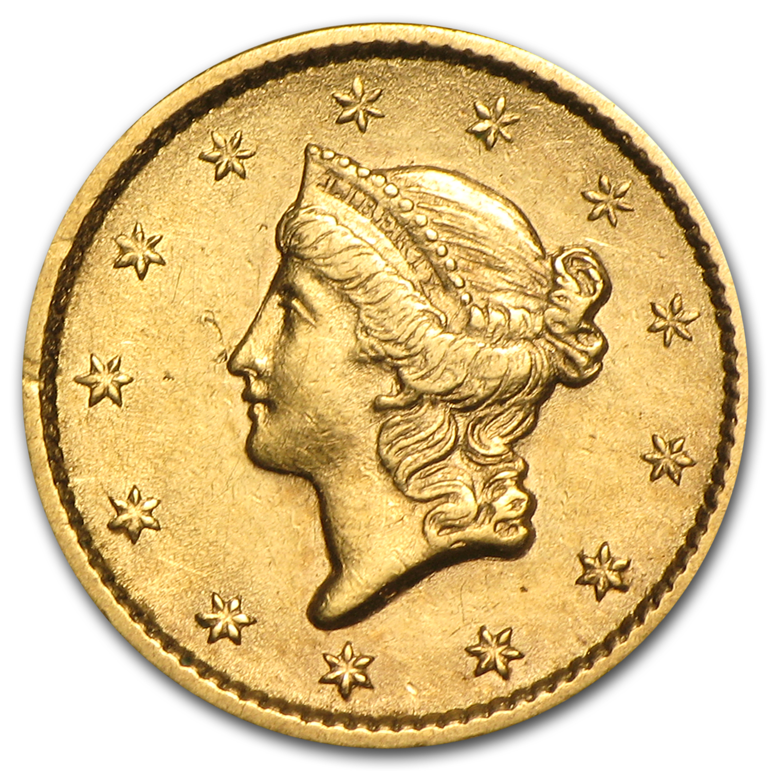 Buy $1 Liberty Head Gold Dollar Type 1 XF (Random Year) - Click Image to Close