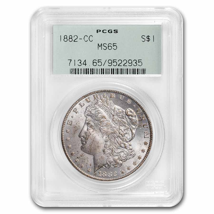 Buy 1882-CC Morgan Dollar MS-65 PCGS Graded Coin