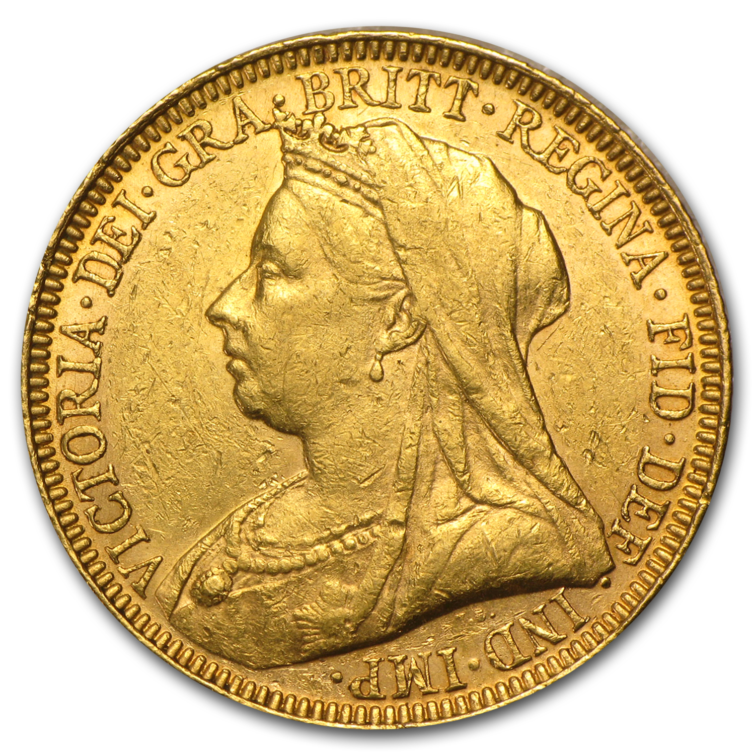 Buy 1893-1901 Great Britain Gold Sov. Victoria Veil Head (Avg Circ)