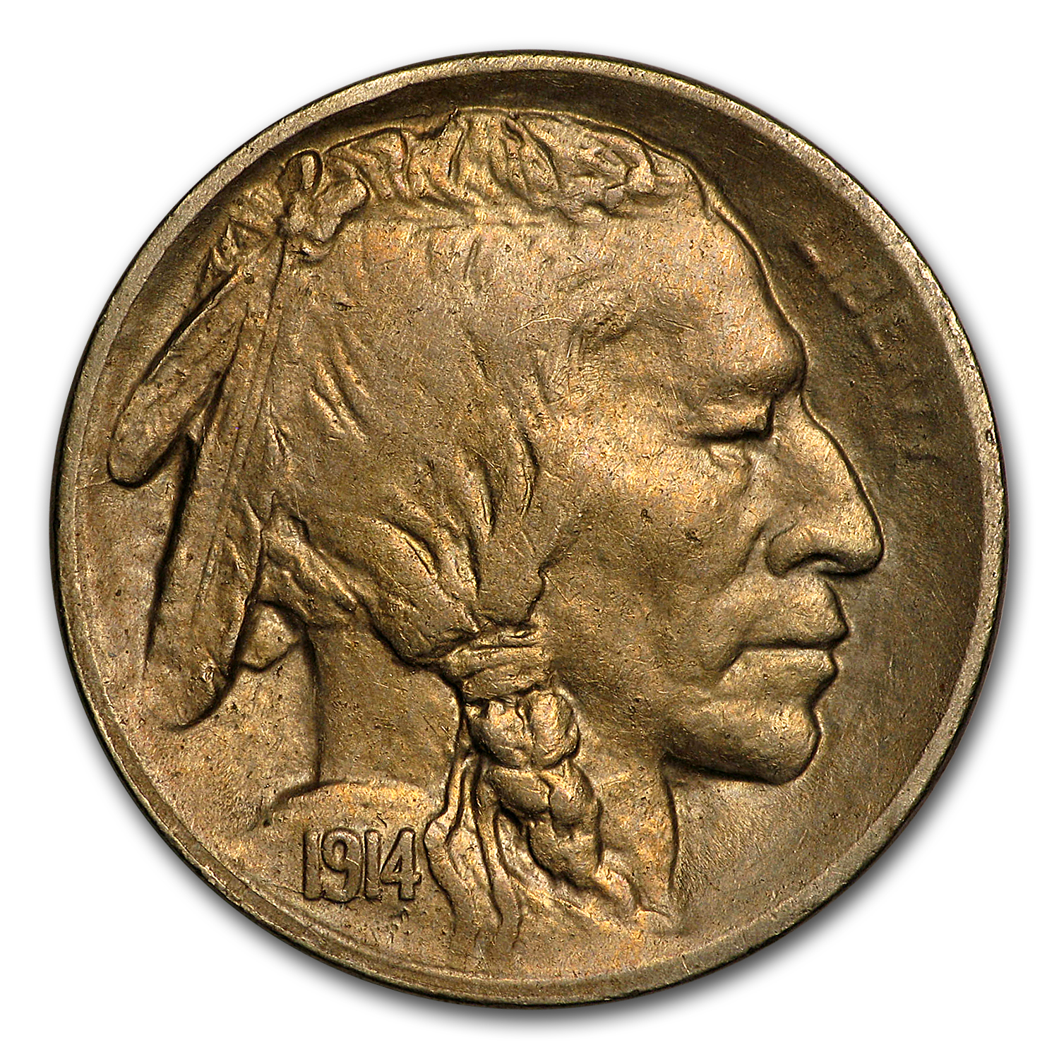 Buy 1914-S Buffalo Nickel AU