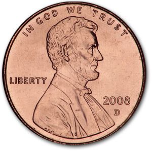 Buy 2008-D Lincoln Cent BU (Red)