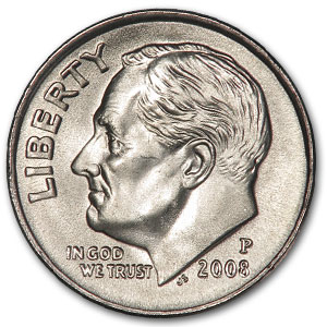 Buy 2008-P Roosevelt Dime BU