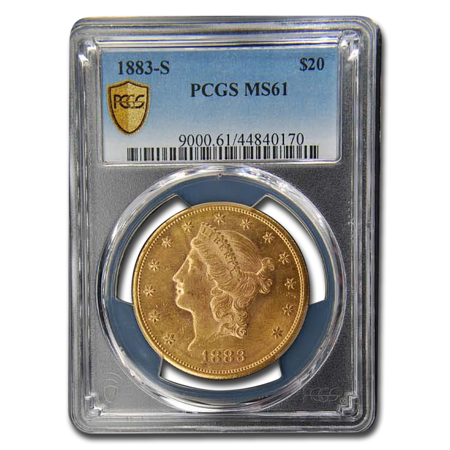 Buy 1883-S $20 Liberty Gold Double Eagle MS-61 PCGS