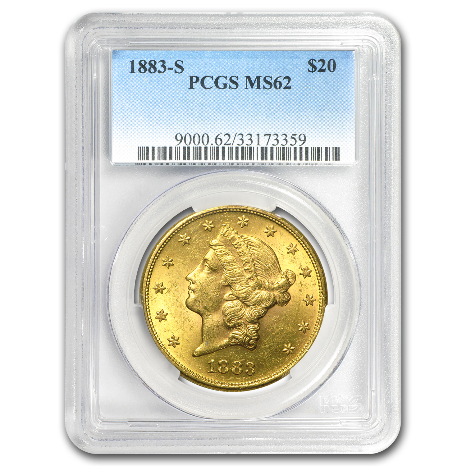 Buy 1883-S $20 Liberty Gold Double Eagle MS-62 PCGS