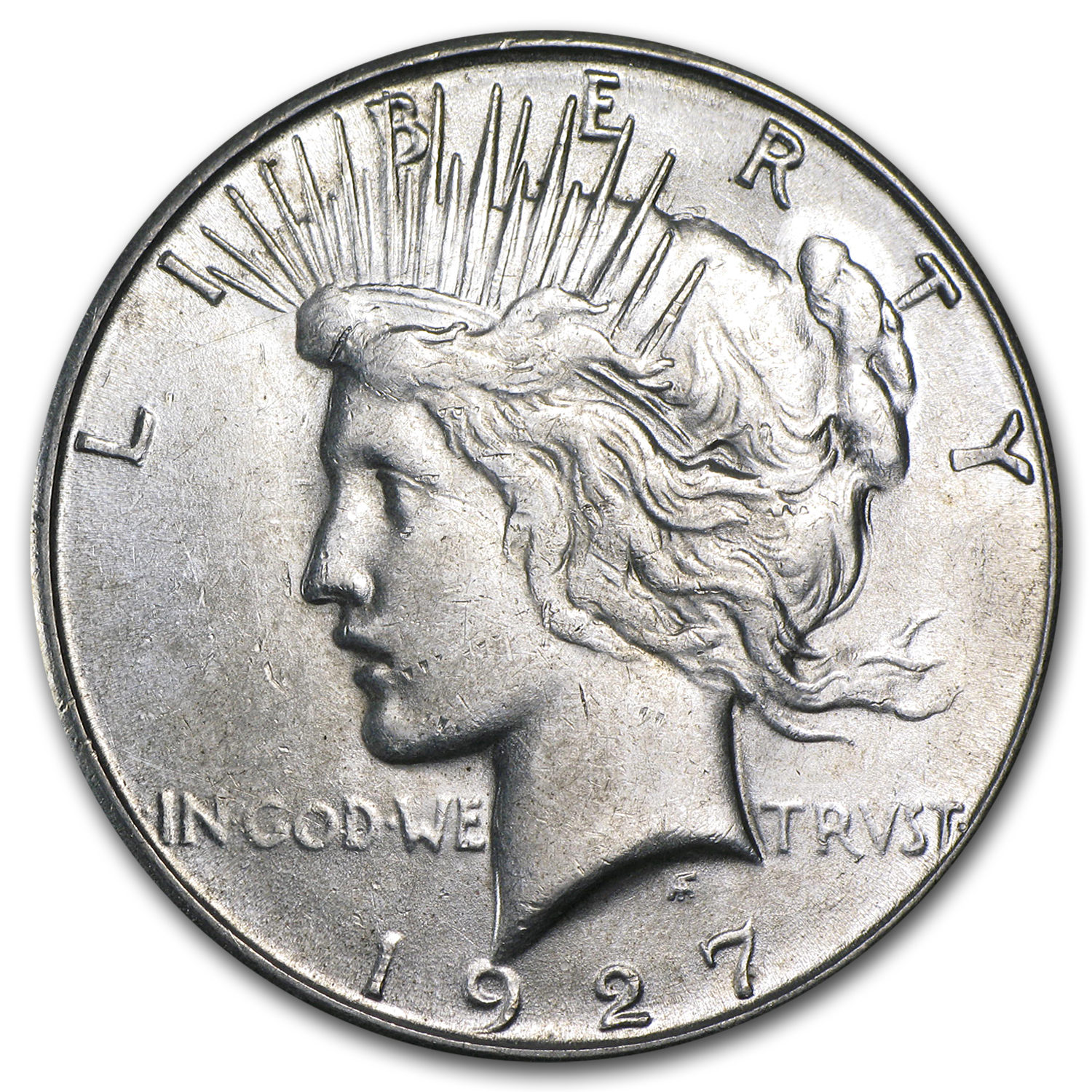 Buy 1927-S Peace Dollar AU