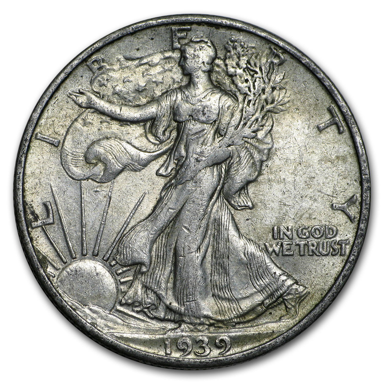 Buy 1939-S Walking Liberty Half Dollar AU