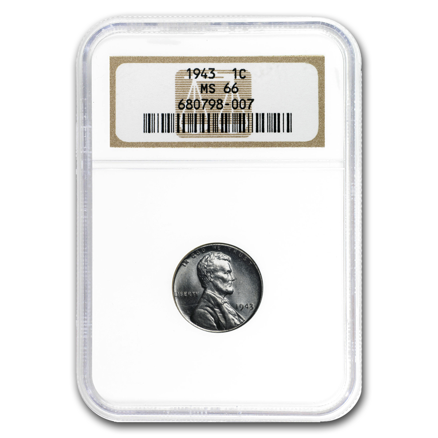 Buy 1943 Lincoln Cent MS-66 NGC