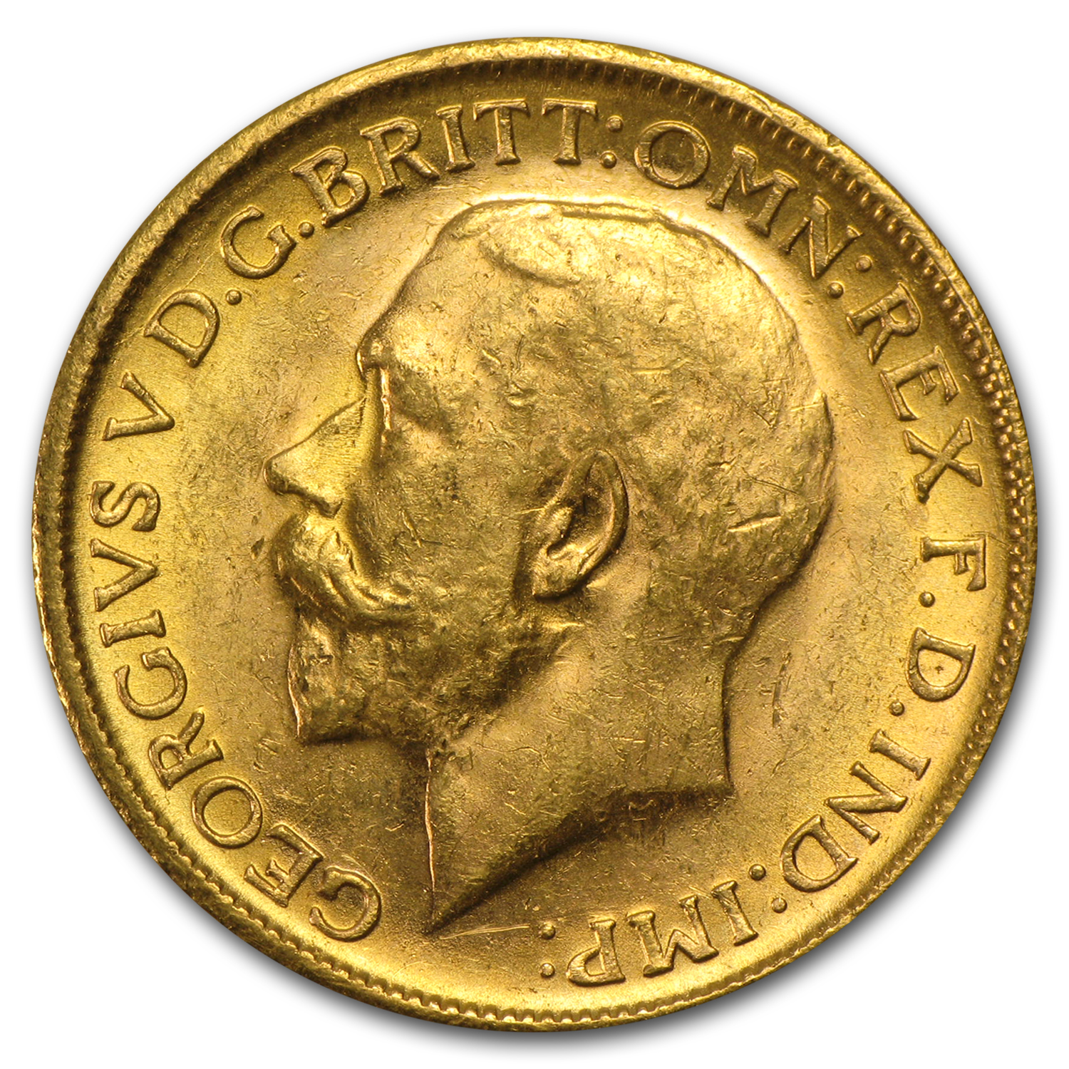 Buy 1911-1925 Great Britain Gold Sovereign George V Avg Circ